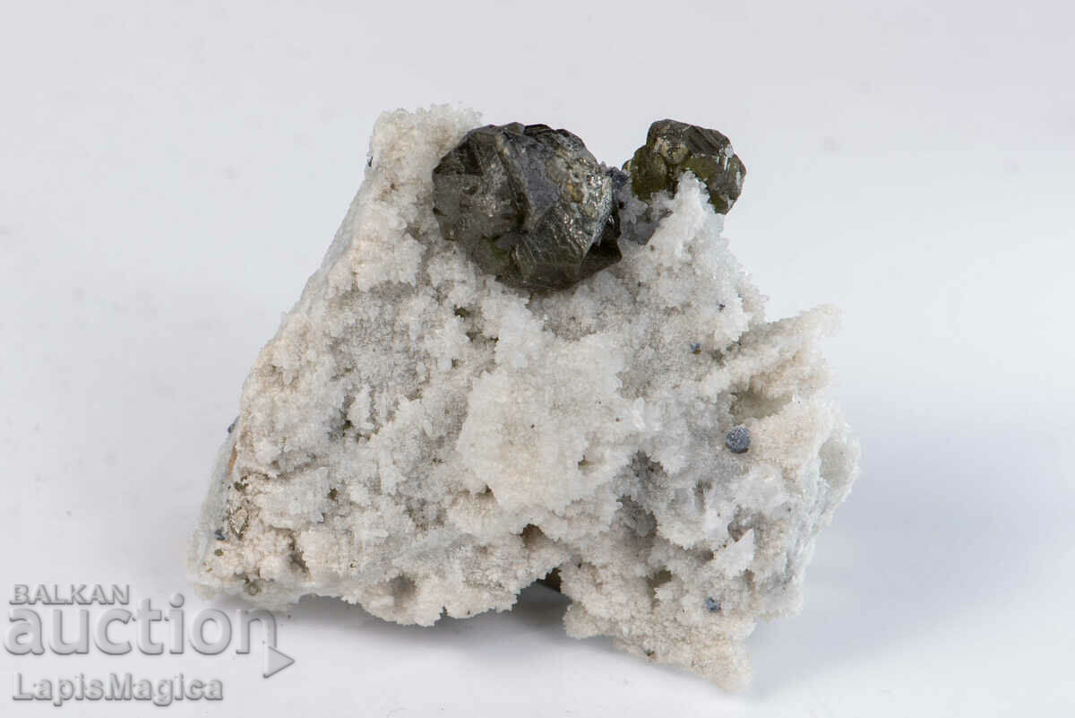 Cleophane with druse quartz from Bulgaria 51g