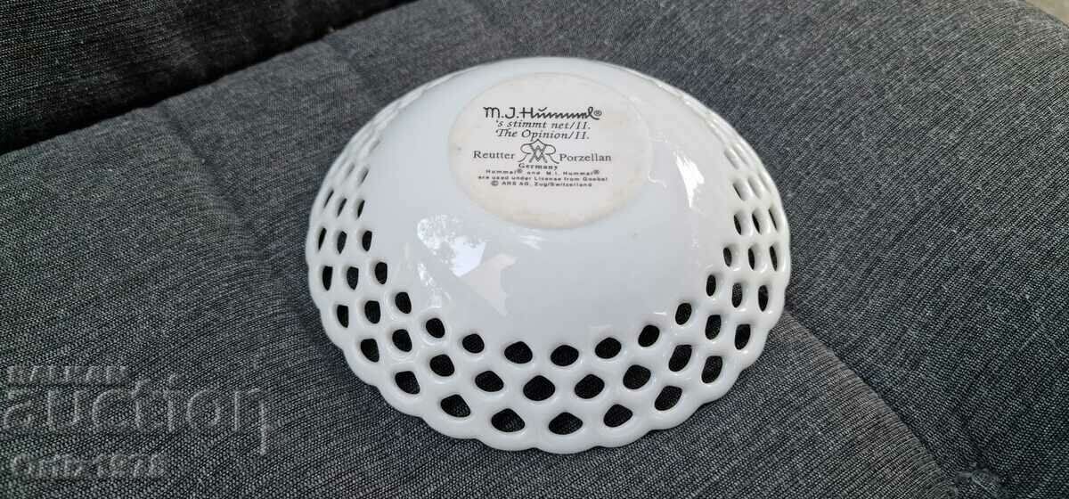Auction Goebel Hummel – openwork bowl. Auction Goebel Hummel – openwork bowl.