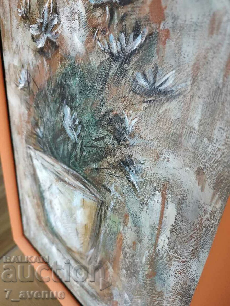 Картина авторска - маслени бои /платно, подписана 29.07.24 с цена 129.00 лв. | € 65.96