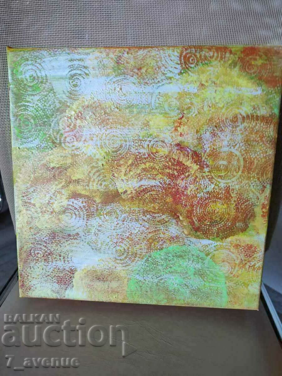 Аукцион Картина авторска - акрилни бои /платно, "Зима" 29.07.24