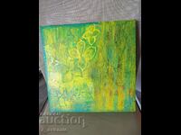 Author's painting - acrylic paints / canvas, "Spring" 29.07.24