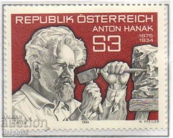 1984. Austria. 50 de ani de la moartea lui Anton Hanak.