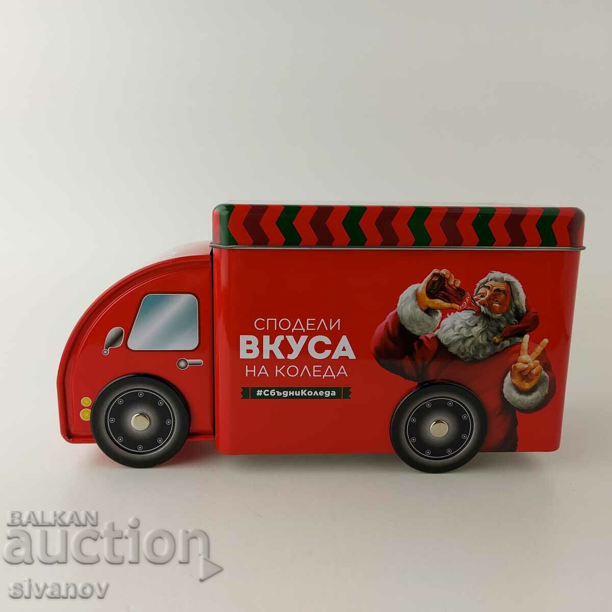 Coca Cola Christmas Truck Metal Box #5607 with price 9.99 BGN | € 5.11 Coca Cola Christmas Truck Metal Box #5607 with price 9.99 BGN | € 5.11