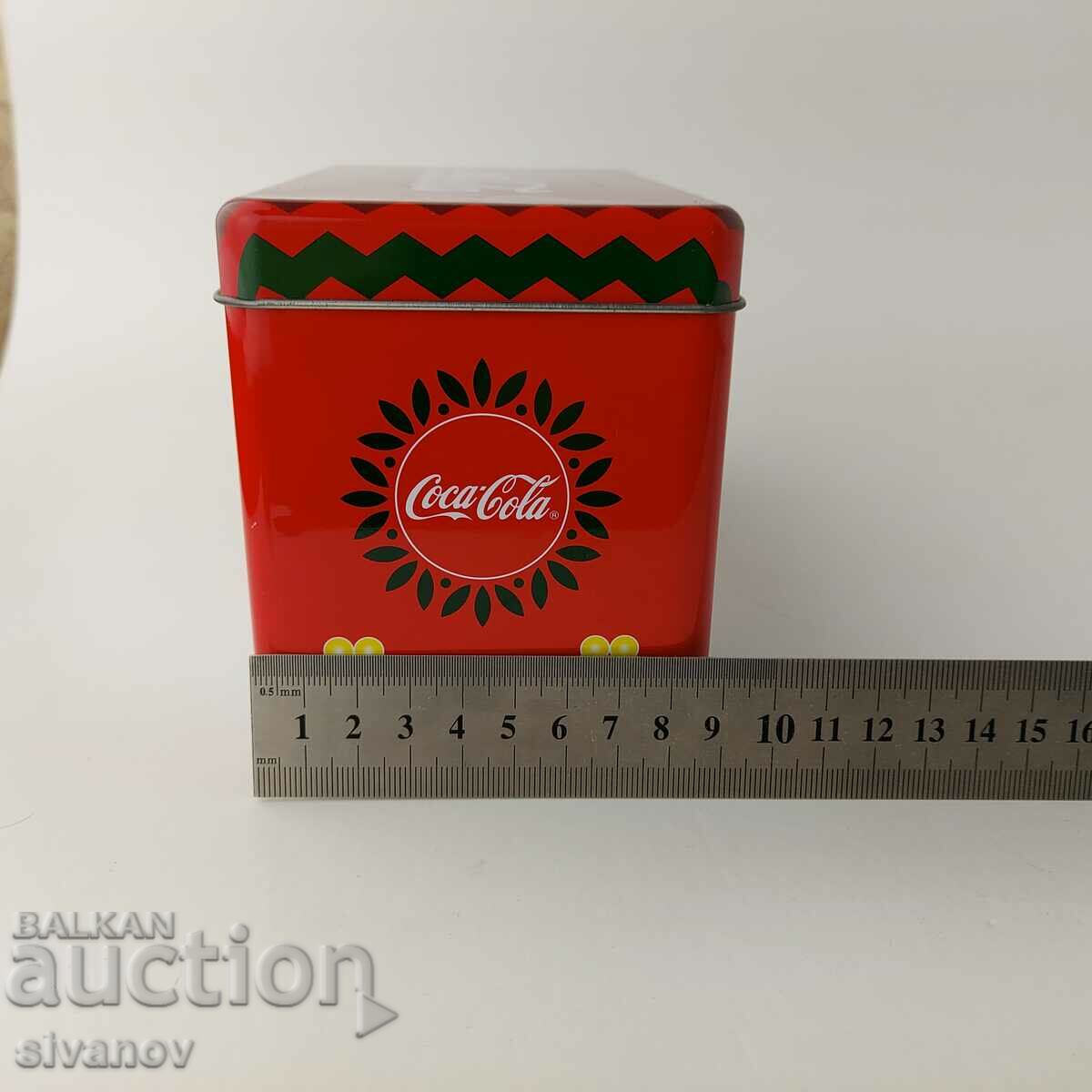 Coca Cola Christmas Truck Metal Box #5607 - 6 Coca Cola Christmas Truck Metal Box #5607 - 6