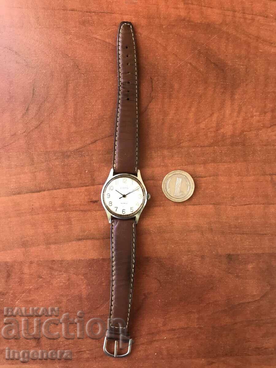 WATCH "WOSTOK" EAST LEATHER CHAIN 18 STONES with price 19.00 BGN | € 9.71 WATCH "WOSTOK" EAST LEATHER CHAIN 18 STONES with price 19.00 BGN | € 9.71