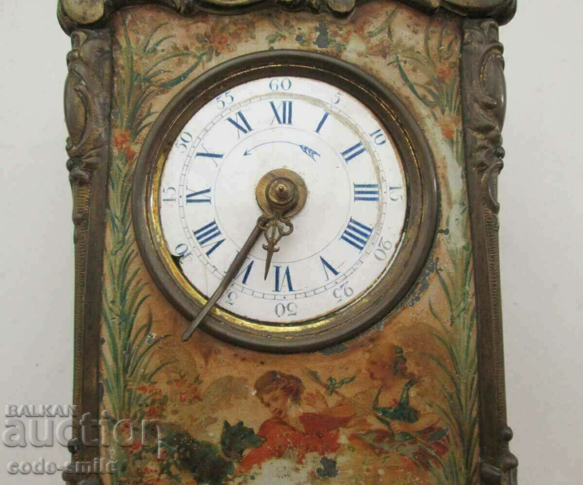 Παλιό ρολόι καρότσι ξυπνητήρι Rococo Rococo 1790 - 7 Παλιό ρολόι καρότσι ξυπνητήρι Rococo Rococo 1790 - 7