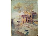Pictură, casă de țară, artă. Em. Izmirliev, 1940