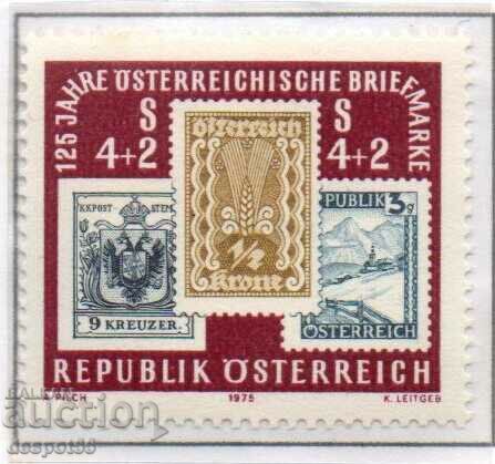 1975. Австрия. 125 год. на австрийските пощенски марки.