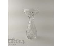 Old Crystal Vase Lead Crystal #5611