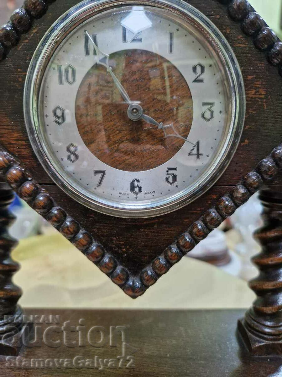 Antique collectible English desk clock - 7