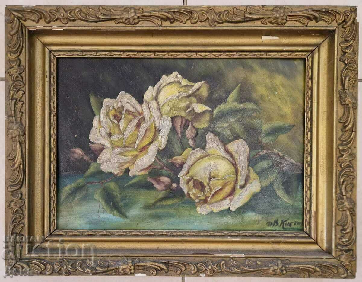 Pictură Ivan Kostov din anii 1950.
