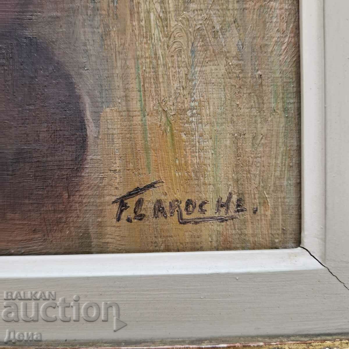 Fernando Laroche beautiful painting. with price 680.00 BGN | € 347.68 Fernando Laroche beautiful painting. with price 680.00 BGN | € 347.68