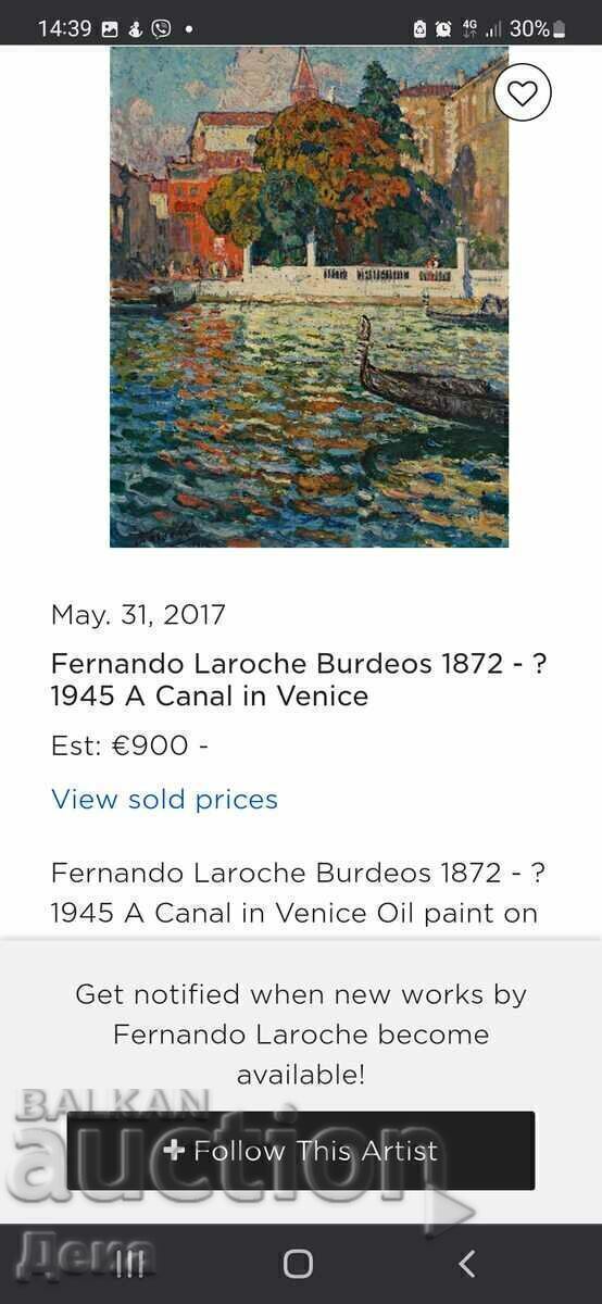 Fernando Laroche frumos tablou. - 7