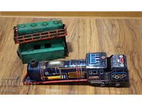 Old metal toys toy steam engine and train