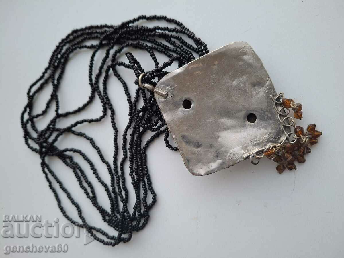 Beautiful Art Filigree Necklace with Beads - 5 Beautiful Art Filigree Necklace with Beads - 5