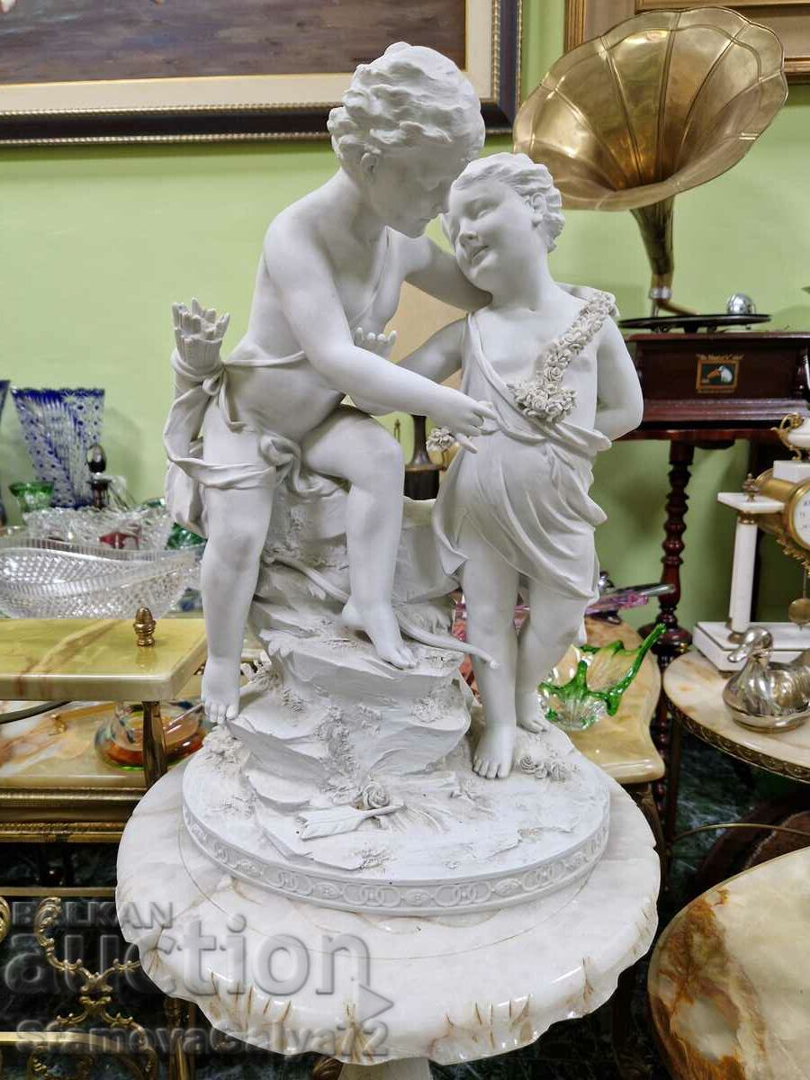 Unique - rare large porcelain figure Triebner Ens & Co