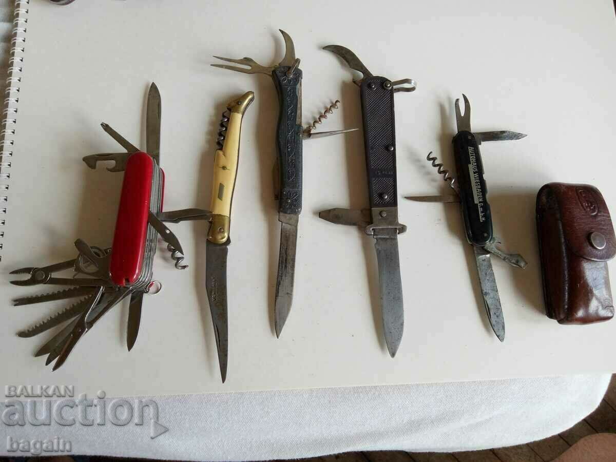 Lagiole, USSR, Solingen, knives.