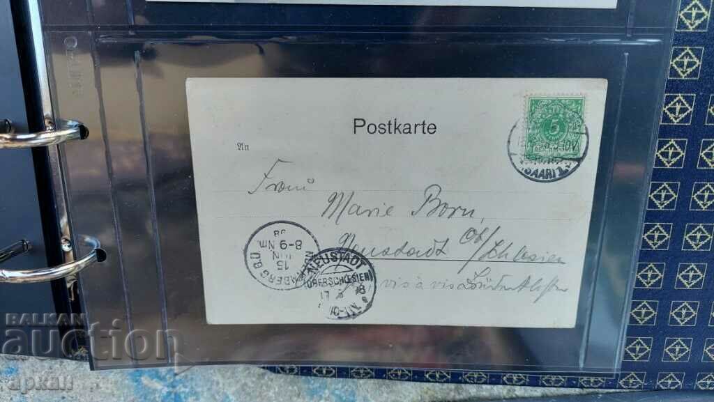 Auction card Germany 1915 Auction card Germany 1915