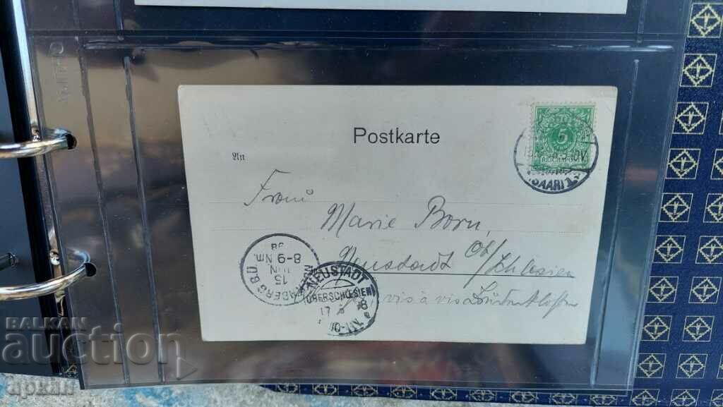 Delivery of card Germany 1915 Delivery of card Germany 1915