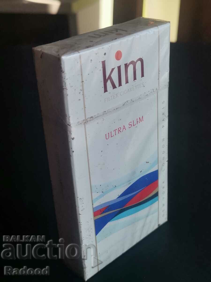 Auction Kim cigarettes 100mm box. Since the 90s Auction Kim cigarettes 100mm box. Since the 90s