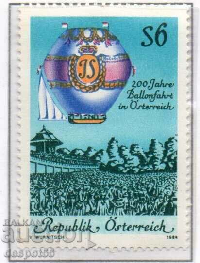 1984. Αυστρία. 200 χρόνια από το αερόστατο στην Αυστρία.