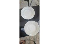 Old plates, service, tableware