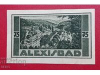 Bancnota-Germania-Saxonia-Harzgerode-75 pfennig 1921