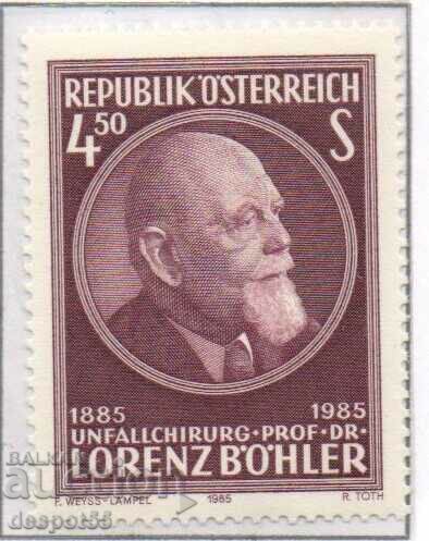 1984. Austria. The 100th anniversary of Prof. Dr. Lorenz Böhler.
