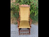 Beautiful vintage solid wood rocking chair!!!