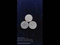 3 x 50 σεντς 1891, 1912, 1913 χρόνια