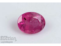 Ruby 0.55ct heated oval cut