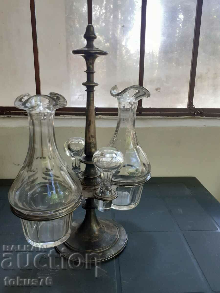 Unique Old Antique Silver Plated Cristofle Oliver Box with price 490.00 BGN | € 250.53