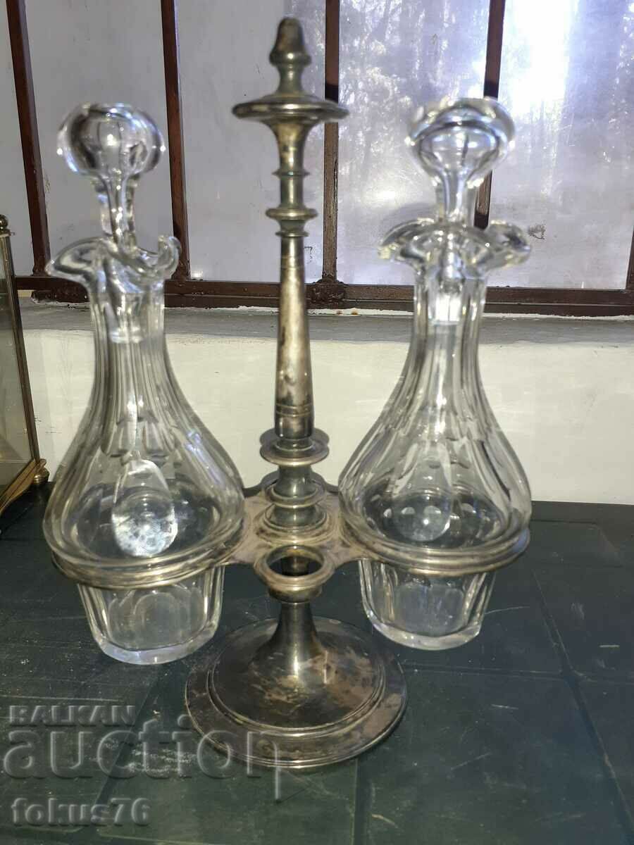 Unique Old Antique Silver Plated Cristofle Oliver Box - 6