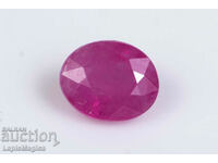 Ruby 0.56ct heated oval cut