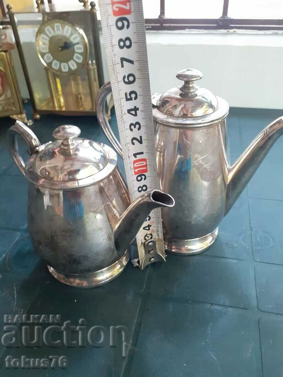 Unique Old Antique Cristofle Teapot Set - 5 Unique Old Antique Cristofle Teapot Set - 5