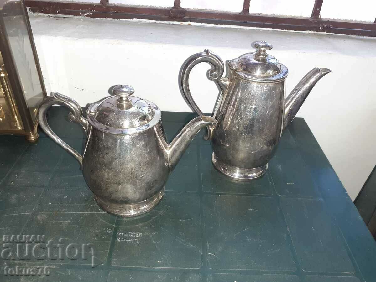 Unique Old Antique Cristofle Teapot Set - 7 Unique Old Antique Cristofle Teapot Set - 7