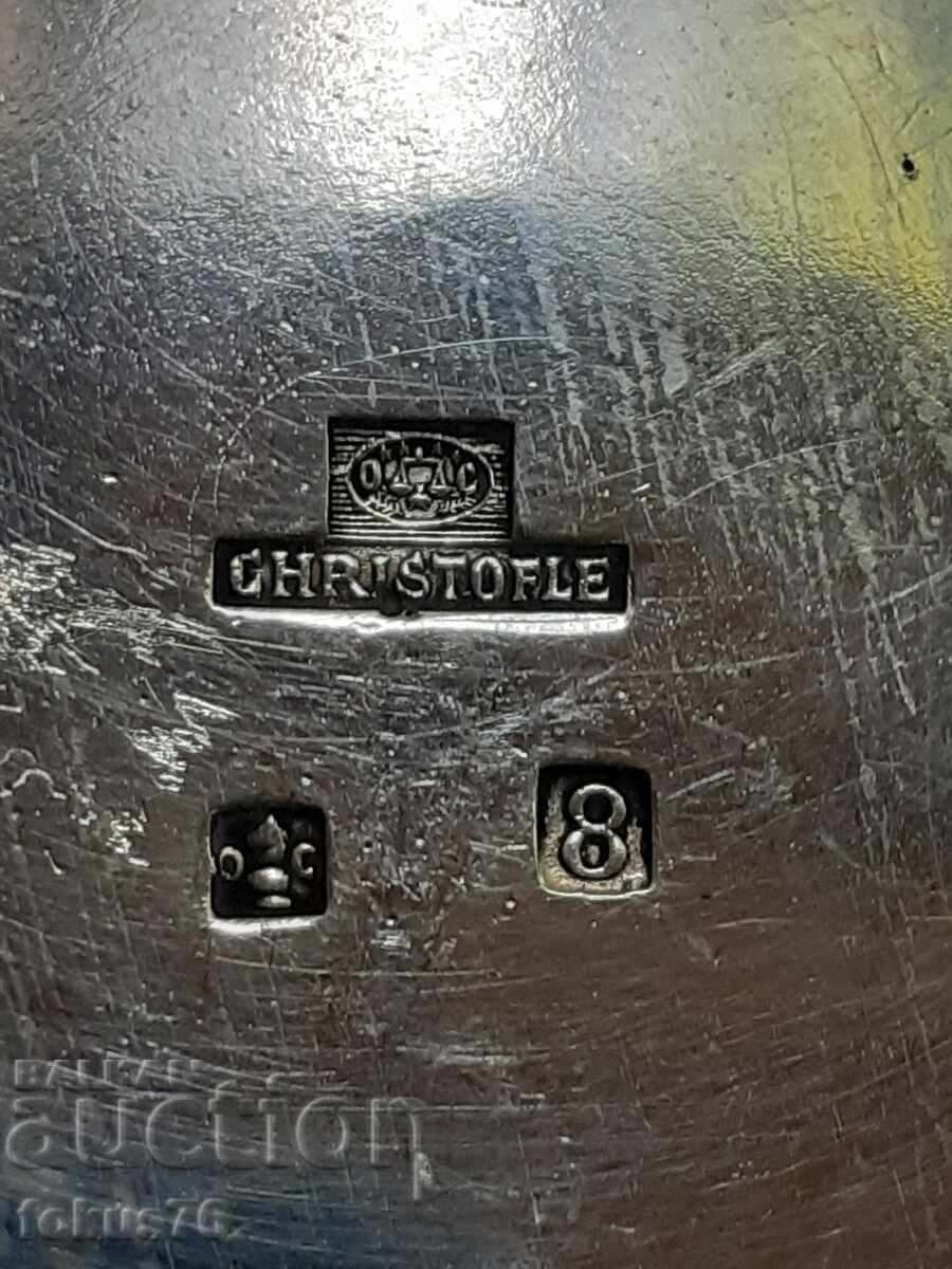 Unique Old Antique Cristofle Silver Plated Jug - 5