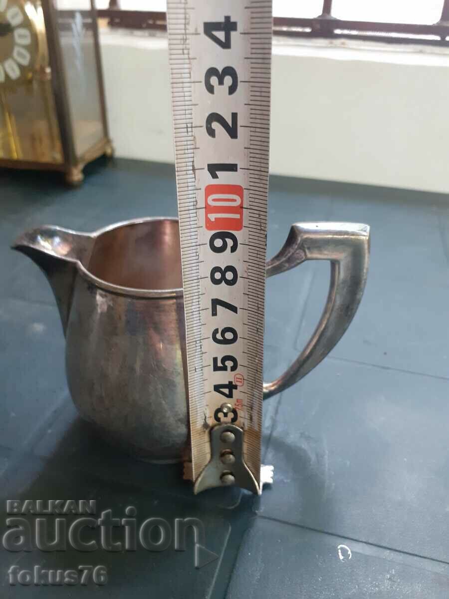 Unique Old Antique Cristofle Silver Plated Jug - 6