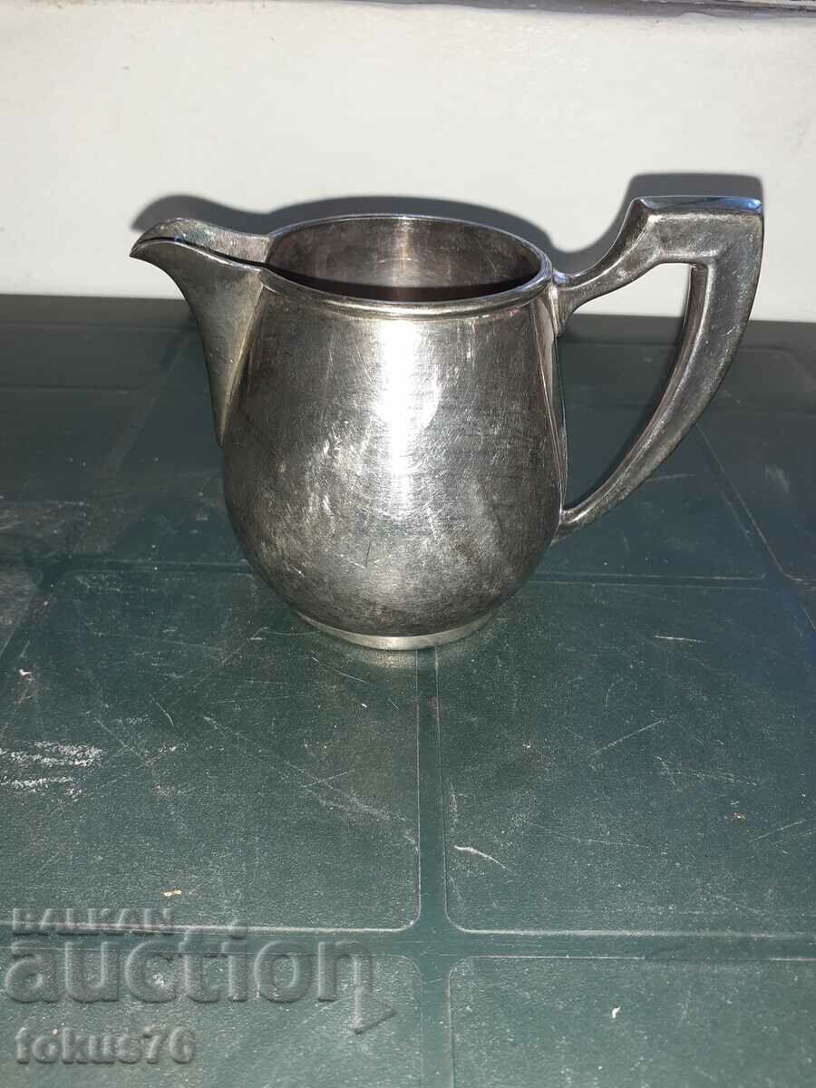 Unique Old Antique Cristofle Silver Plated Jug