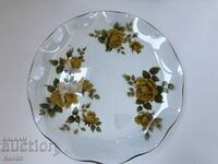 A beautiful glass plate