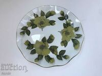 A beautiful glass plate