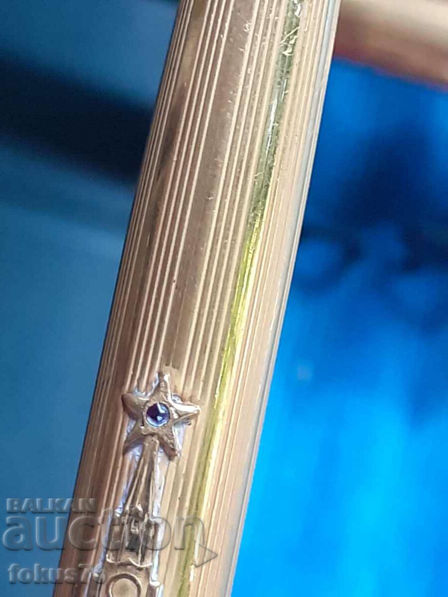 Delivery of Set of Soyuz pen and pencil with ruby gold nib gilding Delivery of Set of Soyuz pen and pencil with ruby gold nib gilding