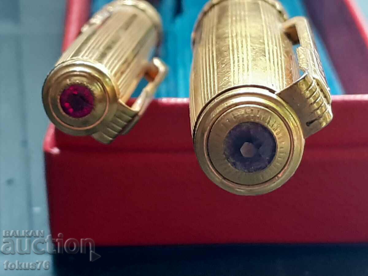 Set of Soyuz pen and pencil with ruby gold nib gilding - 5 Set of Soyuz pen and pencil with ruby gold nib gilding - 5