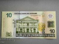 Bancnota - Surinam - 10 Dolari UNC | 2019