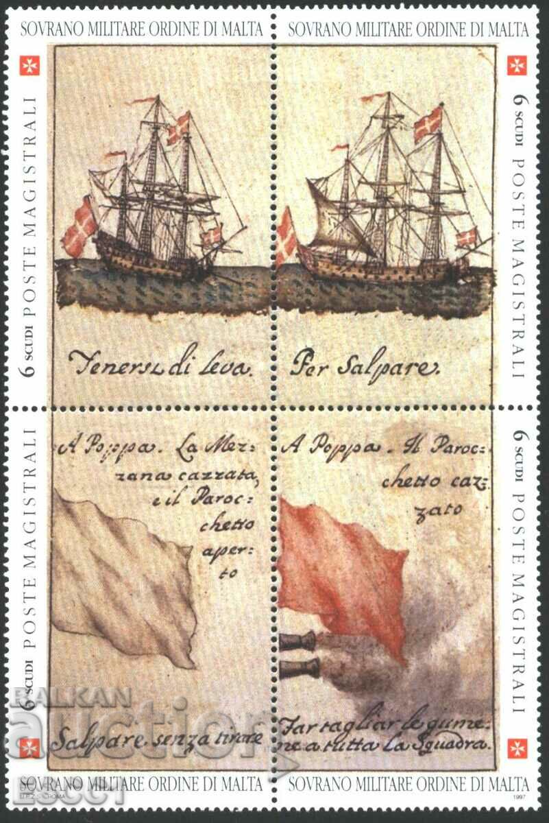 Clean Stamps Ships 1997 Sovereign Order of Malta