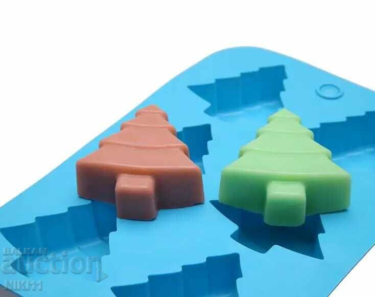 Mold 6 Christmas trees for cake decoration fondant baking Christmas tree with price 13.00 BGN | € 6.65 Mold 6 Christmas trees for cake decoration fondant baking Christmas tree with price 13.00 BGN | € 6.65