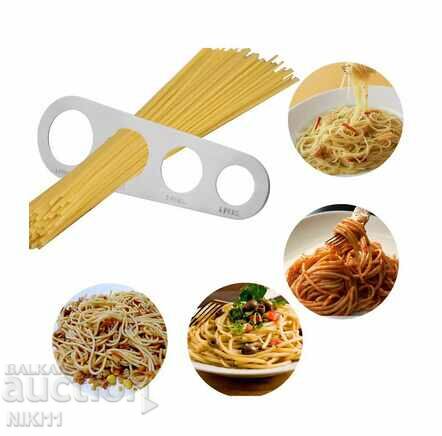 Spaghetti measuring device, Pasta per portion