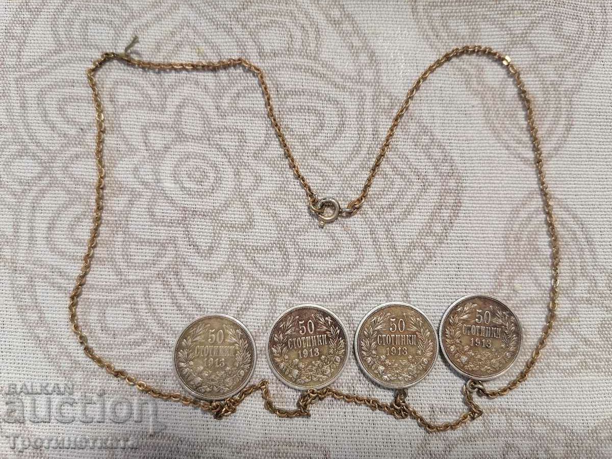 Coins with chain