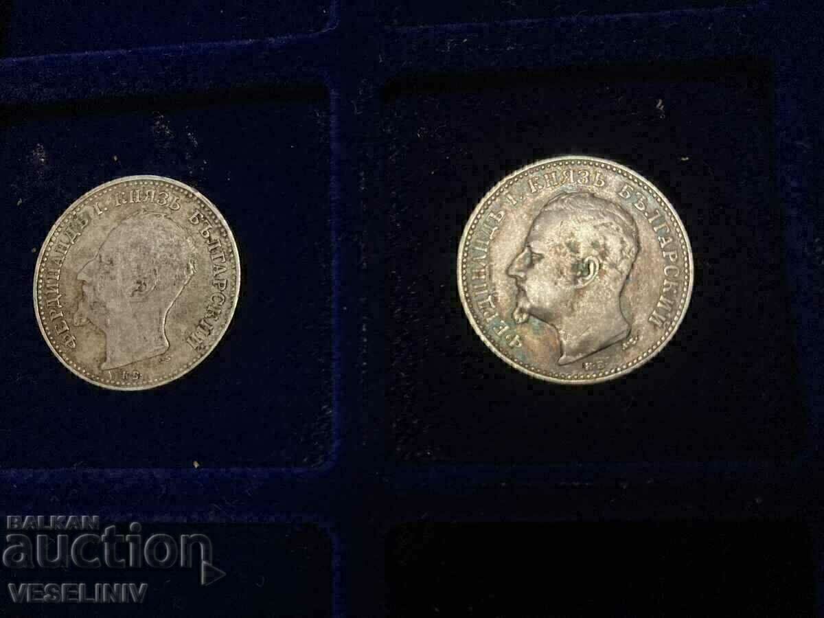 Παράδοση Παρτίδα δύο νομισμάτων 1 BGN 1891 Παράδοση Παρτίδα δύο νομισμάτων 1 BGN 1891