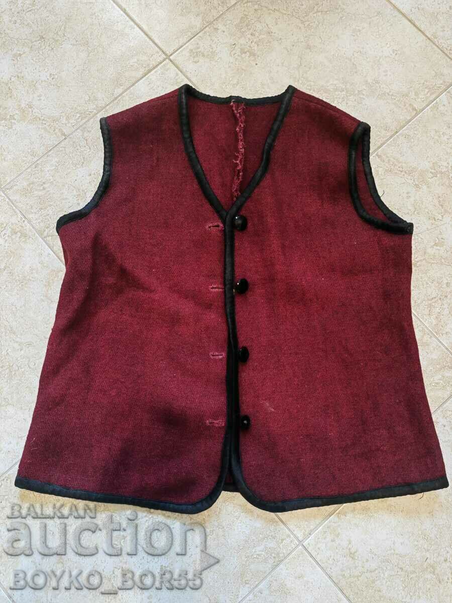 Antique Wool Vest from Folk Costume